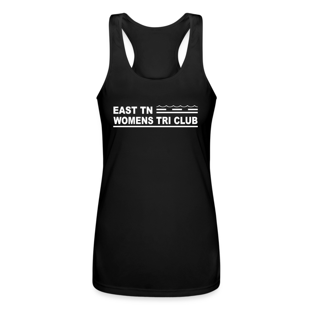 ETN Womens Tri Club- Women’s Performance Racerback Tank Top - black