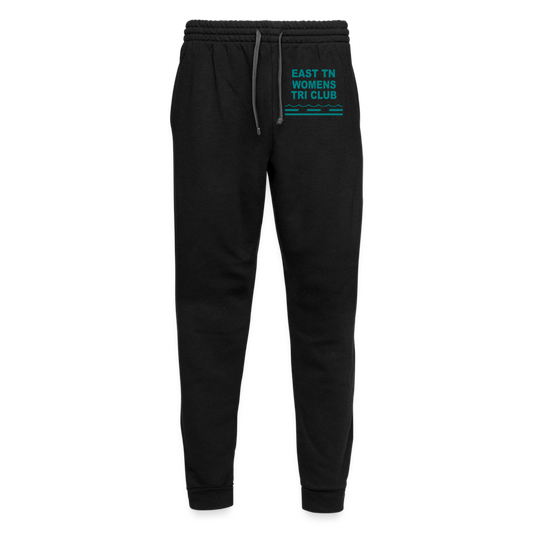 East TN Womens Tri Club Teal Logo- Unisex Joggers - black/asphalt