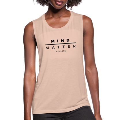 MM Athlete- Women's Flowy Muscle Tank - peach