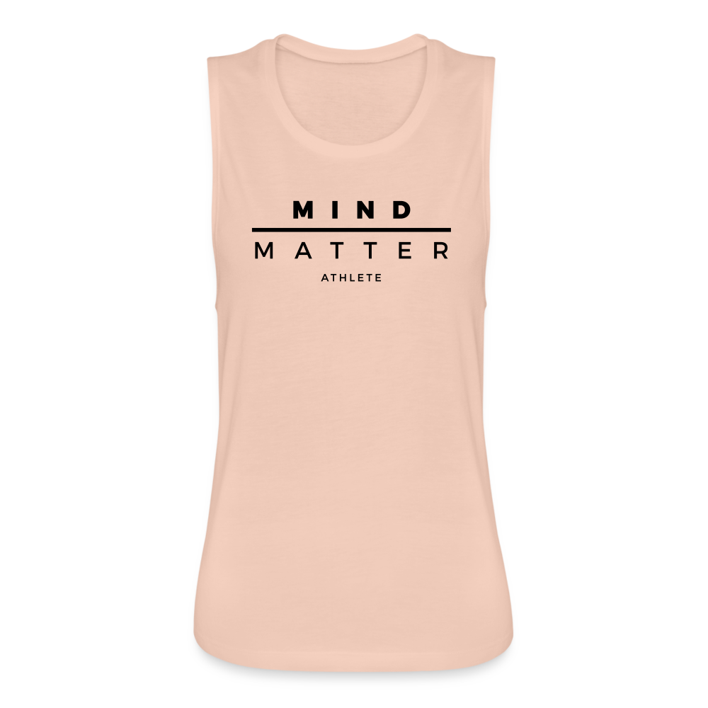 MM Athlete- Women's Flowy Muscle Tank - peach