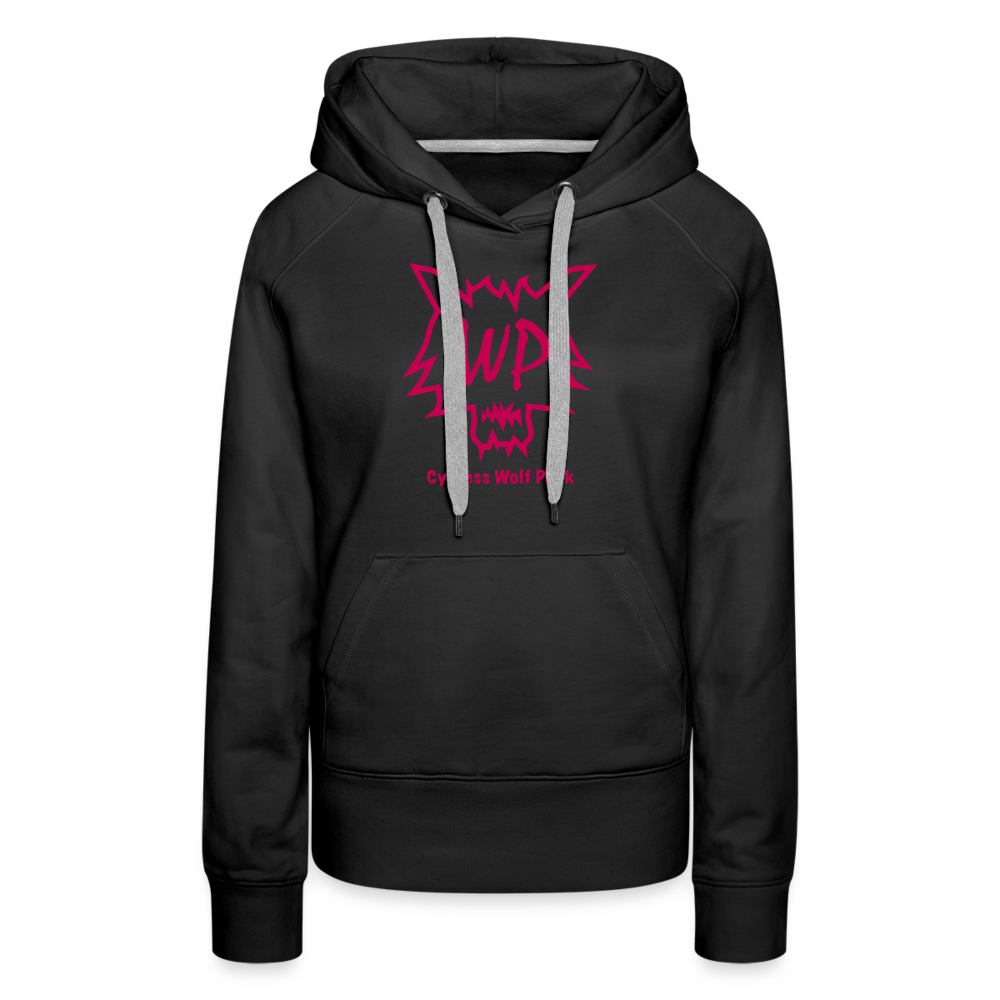 Cypress Wolf Pack Pink- Women’s Premium Hoodie - black