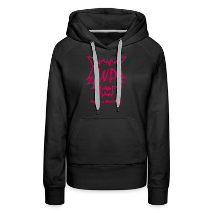 Cypress Wolf Pack Pink- Women’s Premium Hoodie - black