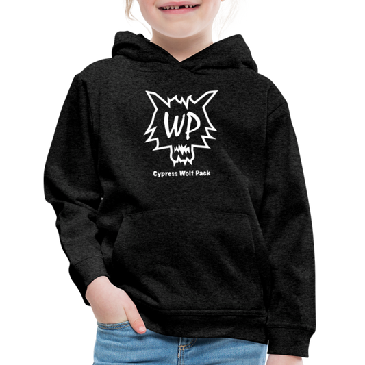 Cypress Wolf Pack- Kids‘ Premium Hoodie - charcoal grey