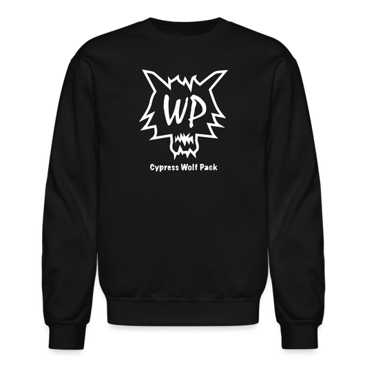 Cypress Wolf Pack- UNISEX Crewneck Sweatshirt - black