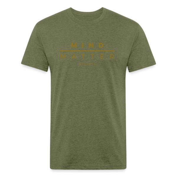 Fitted Cotton/Poly T-Shirt by Next Level-TEST - heather military green