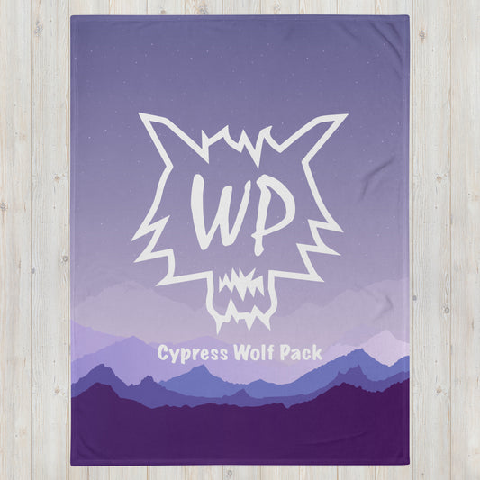 WP Purple Mountains- Throw Blanket