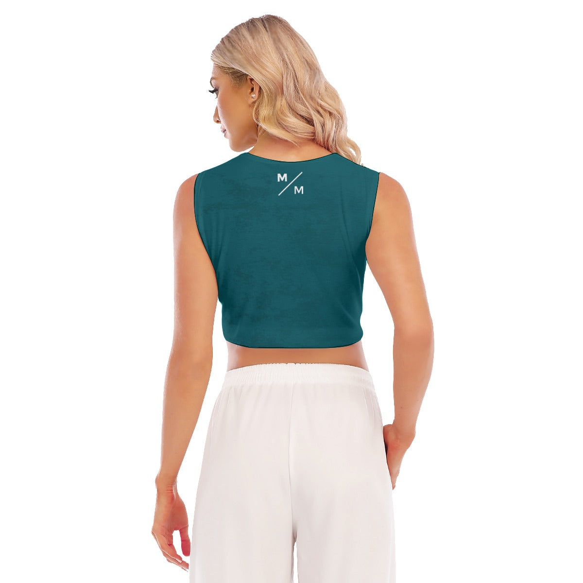 Earthtone- Women's Sleeveless Cropped Top