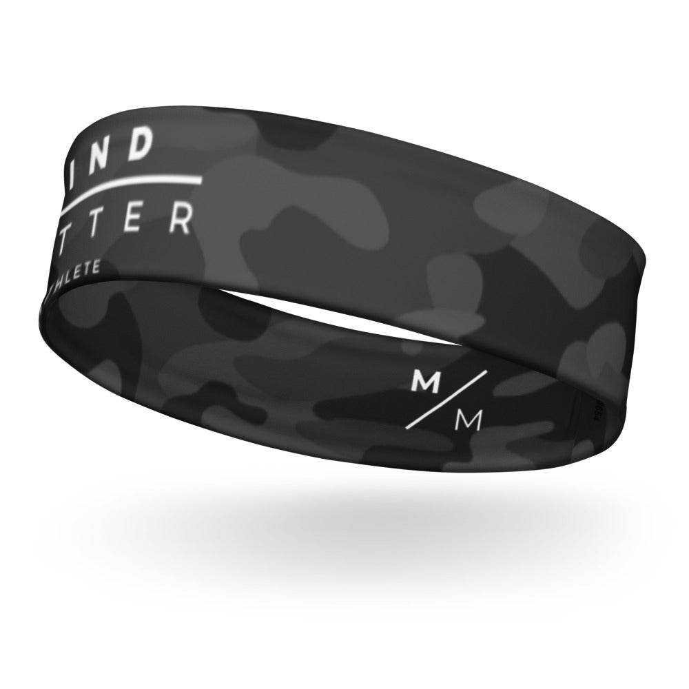 MM Athlete Blk Camo- Headband