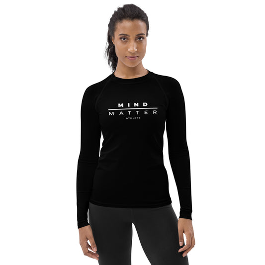 Black M/M- Women's Performance Long Sleeve