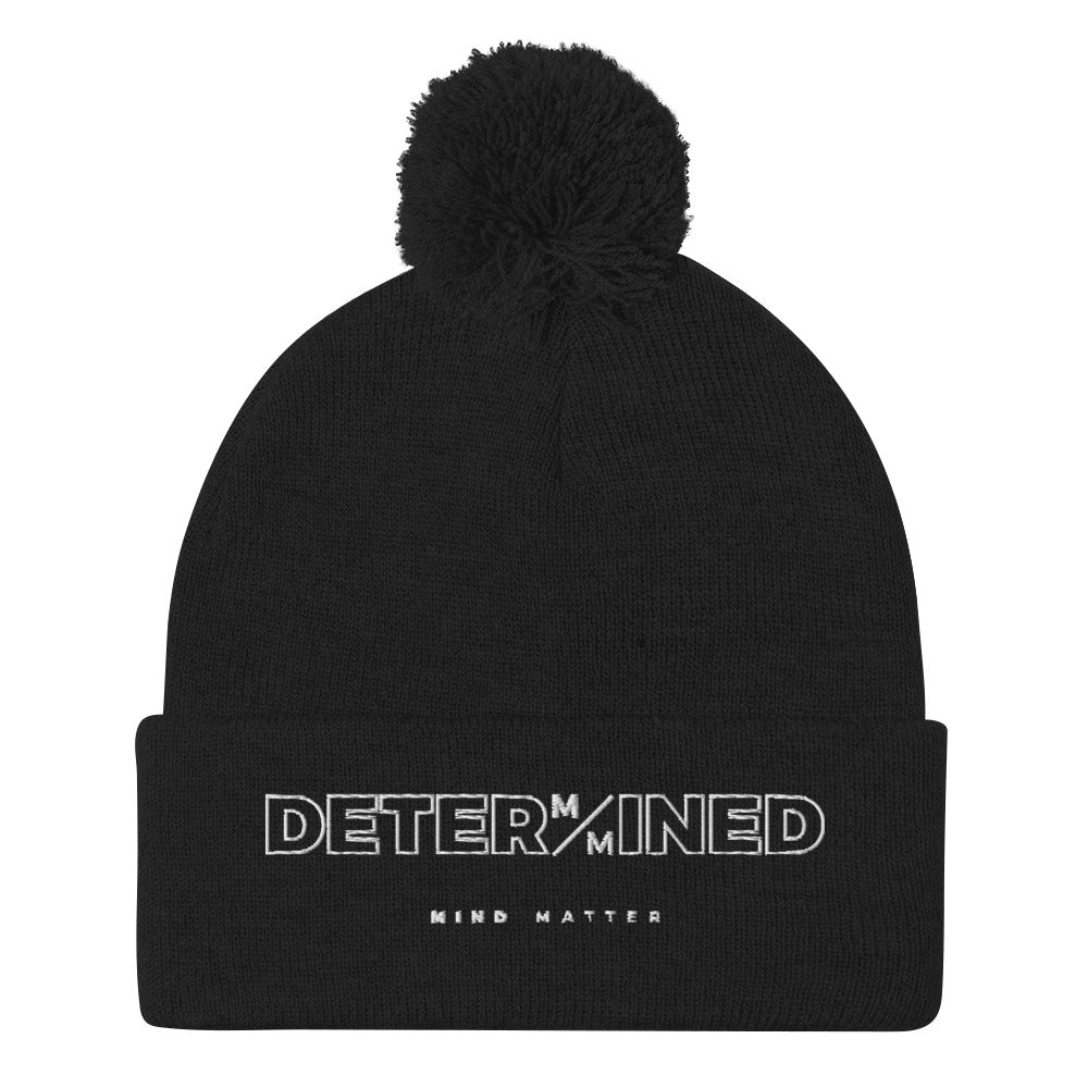 Determined- Pom-Pom Beanie