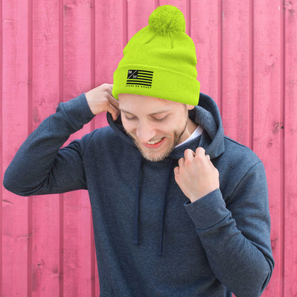 M/M Flag- Pom-Pom Beanie