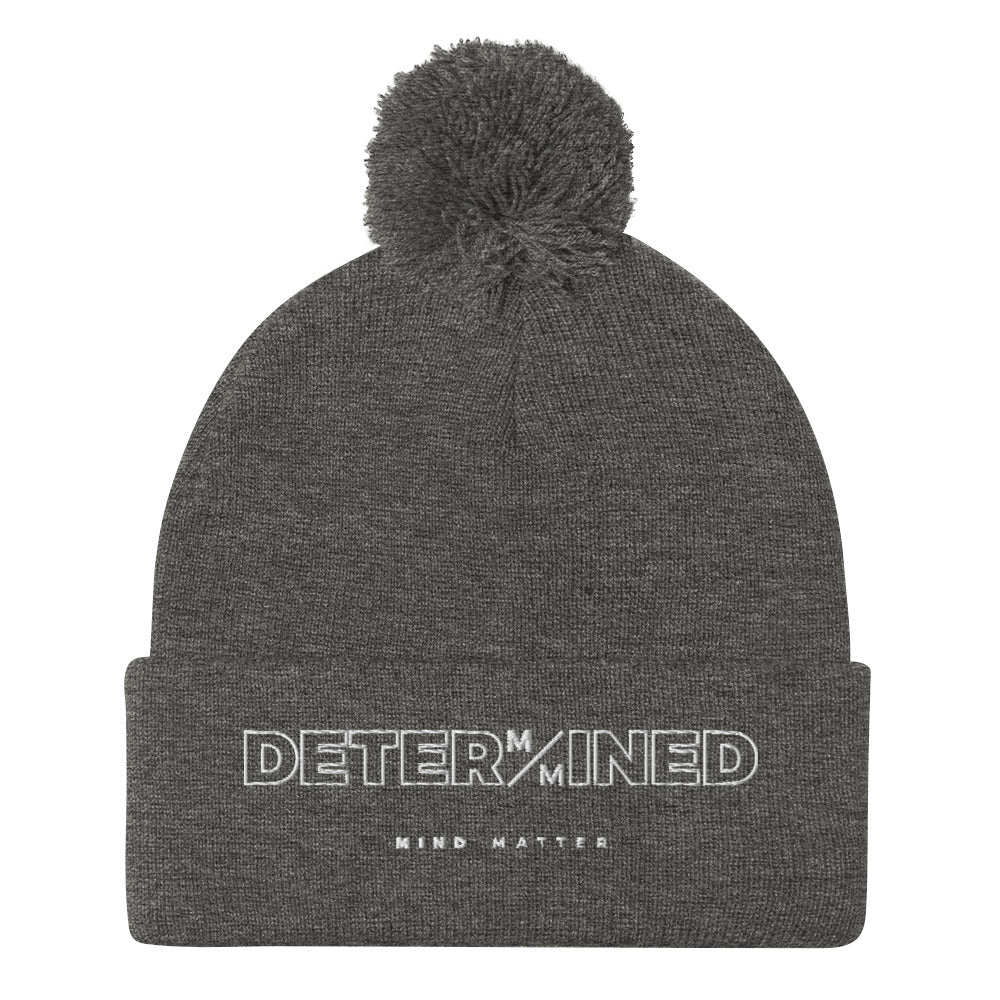 Determined- Pom-Pom Beanie