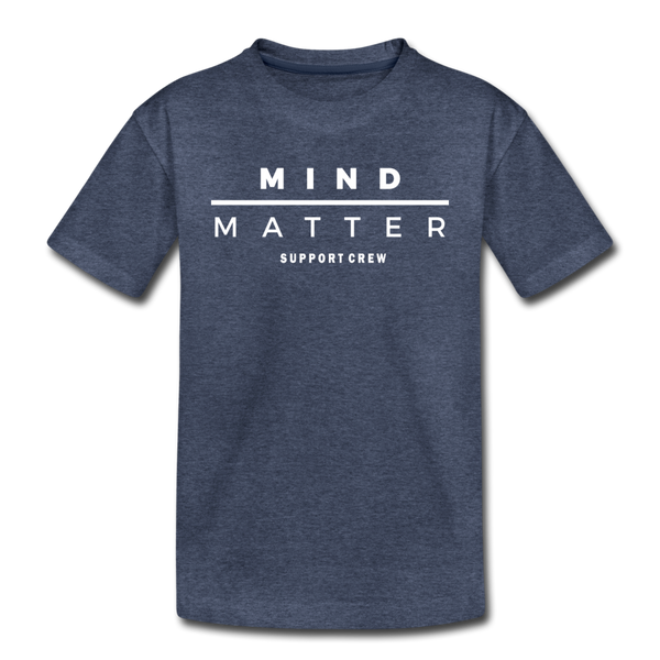 MM Support Crew- Kids' Premium T-Shirt - heather blue