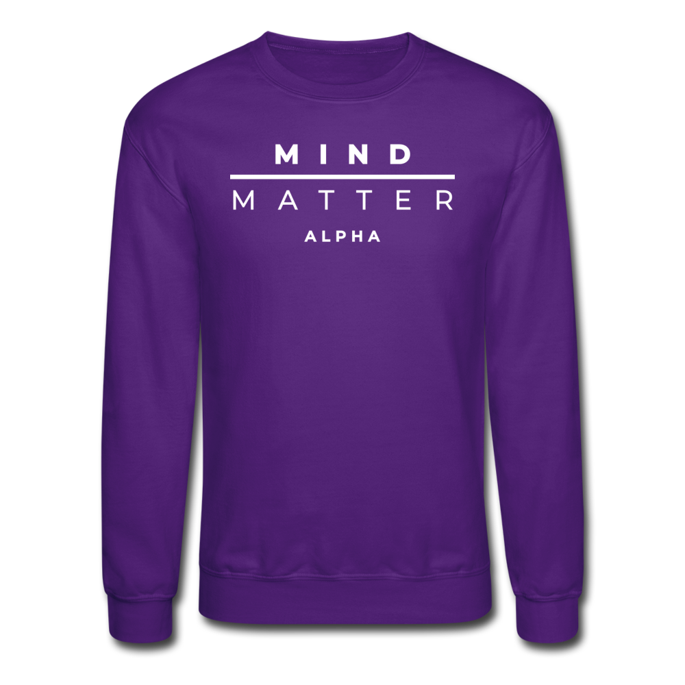 MM Alpha- Unisex Crewneck Sweatshirt - purple