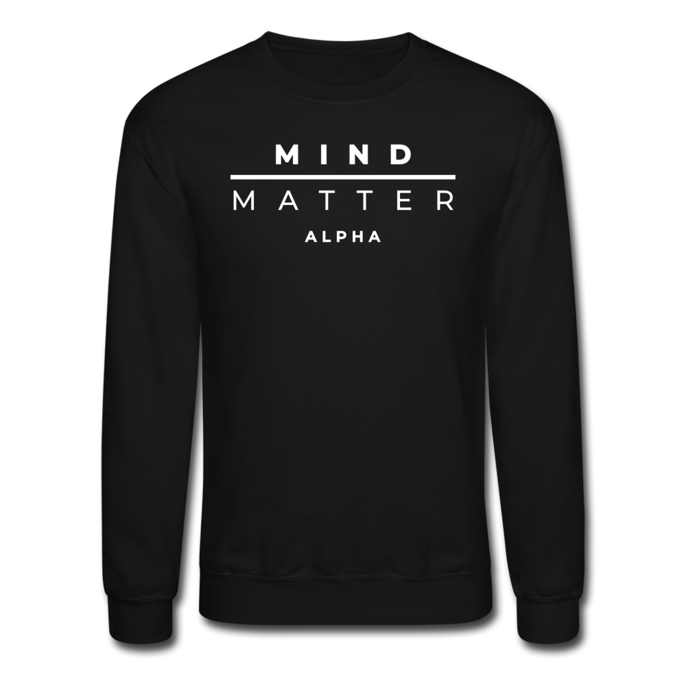 MM Alpha- Unisex Crewneck Sweatshirt - black