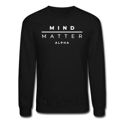 MM Alpha- Unisex Crewneck Sweatshirt - black