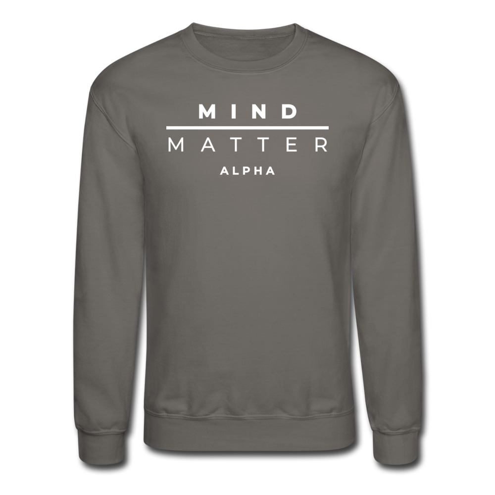 MM Alpha- Unisex Crewneck Sweatshirt - asphalt gray