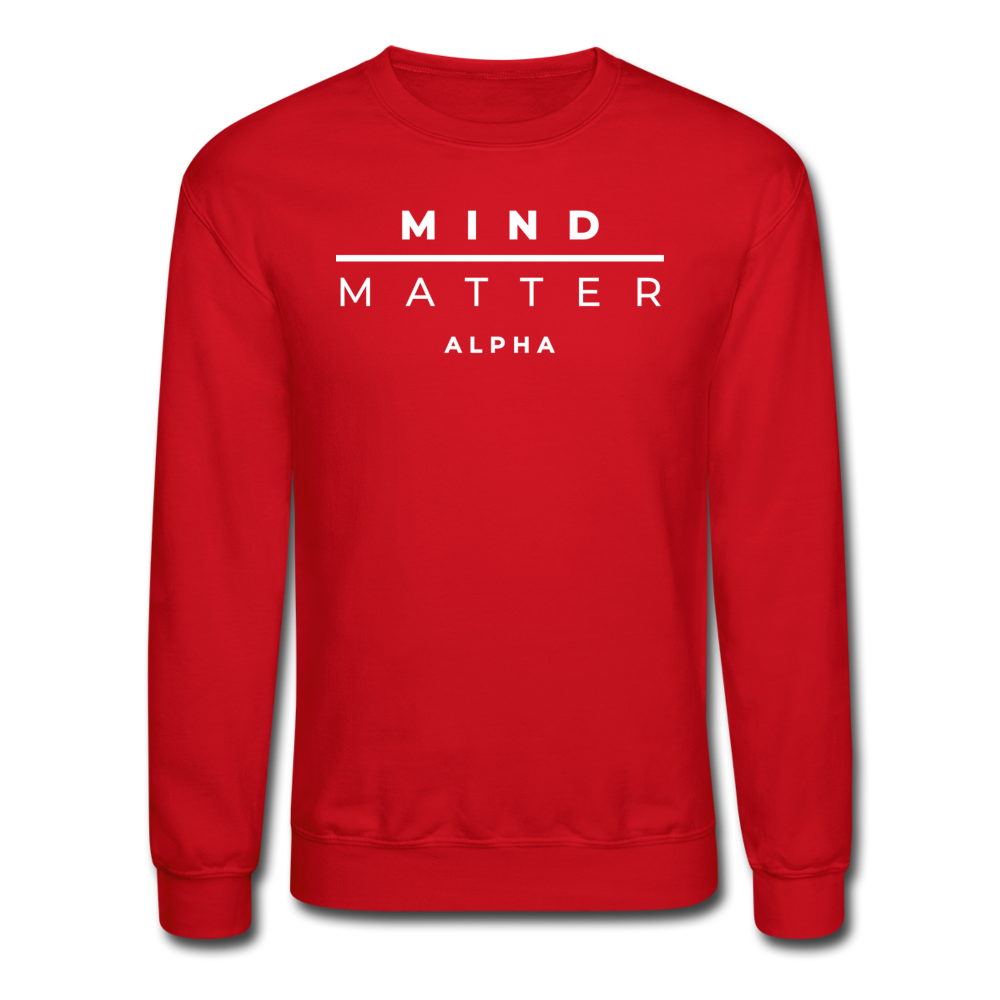 MM Alpha- Unisex Crewneck Sweatshirt - red