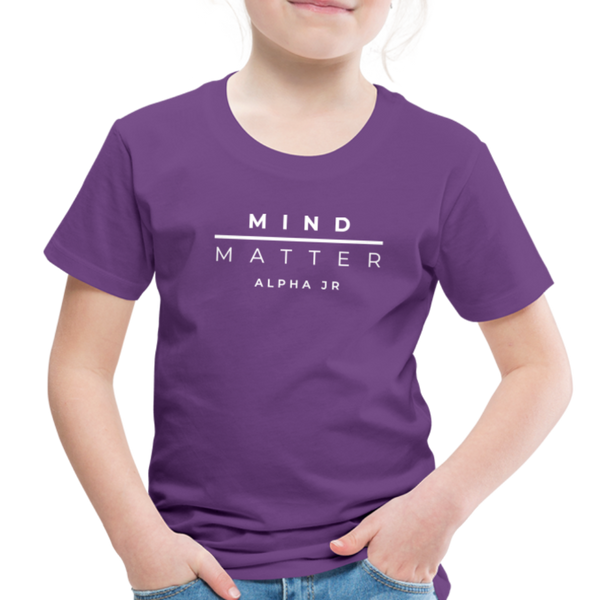 MM ALPHA JR- Toddler Premium T-Shirt - purple