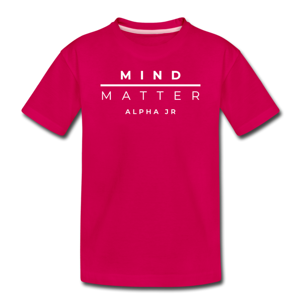 MM ALPHA JR- Toddler Premium T-Shirt - dark pink