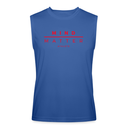 MM Athlete Red- Men’s Performance Sleeveless Shirt - royal blue